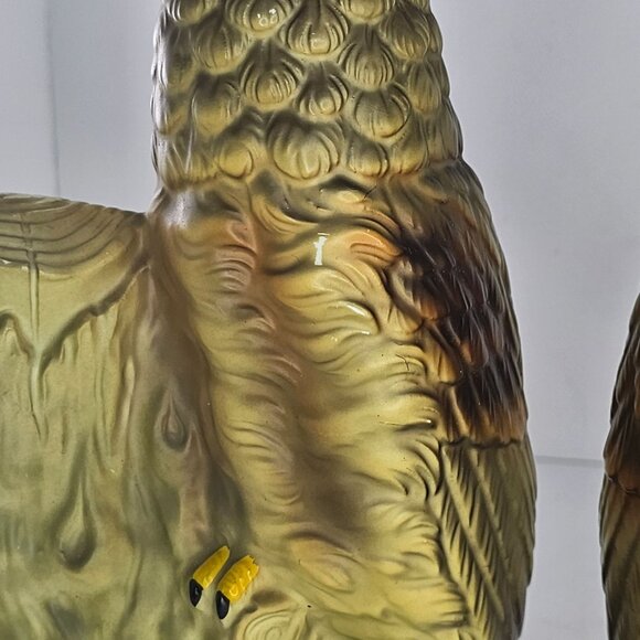 Vintage Wales Japan Owl Ceramic Bookends Hand Painted Collectible Home Decor 8 I - Picture 11 of 11